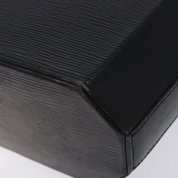 LOUIS VUITTON Epi Sac Seau Shoulder Bag Black M80161 LV Auth BA3396 - Picture 15 of 16